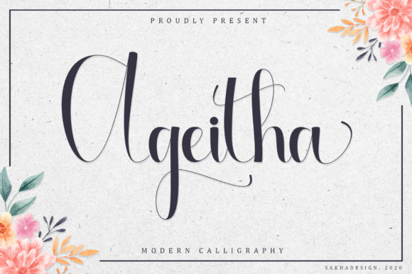 Ageitha: Elevating Modern Design with Handwritten Elegance