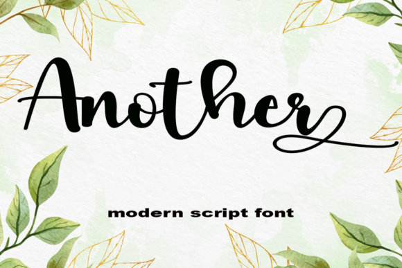 Another: Elevating Your Design with Elegant Handwritten Typography
