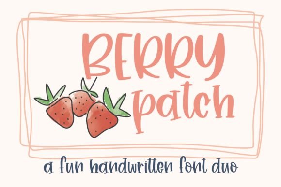 Berry Patch: Elevate Your Designs with Handwritten Charm