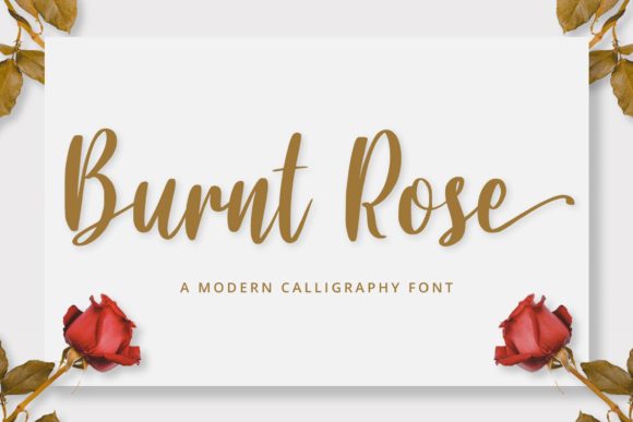Burnt Rose: A Bold Handwritten Font for Impactful Design