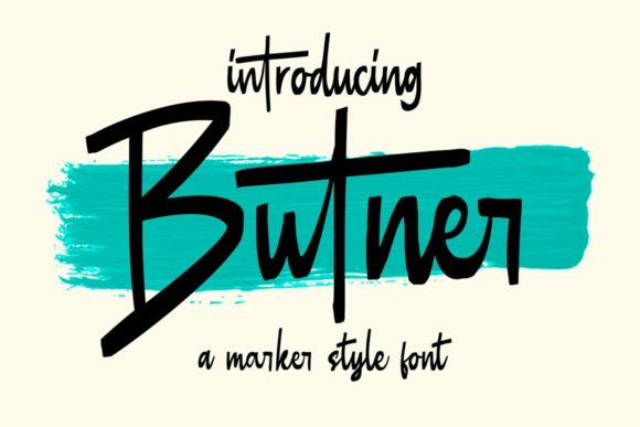 Butner: The Casual Handwritten Font for Authentic Design