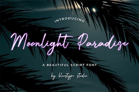 Discover Moonlight Paradise: A Font for Romantic Design