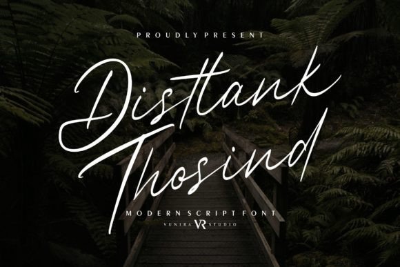 Distlank Thosind: The Handwritten Font for Timeless Branding
