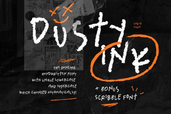 Dusty Ink: The Handwritten Font with Dynamic Energy