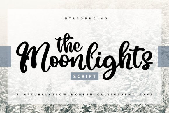Embrace Elegance with The Moonlights Font