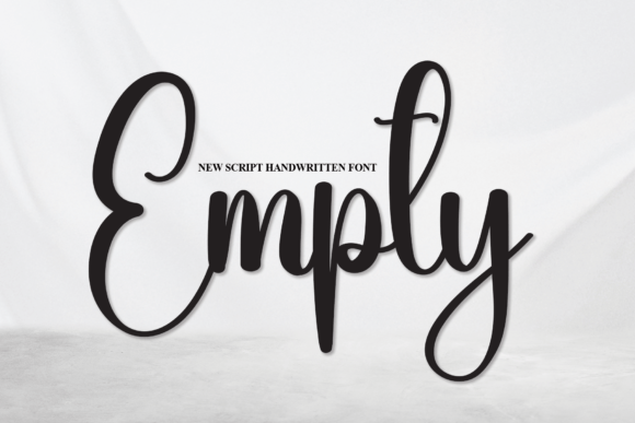 Empty: The Handwritten Font That Elevates Modern Design