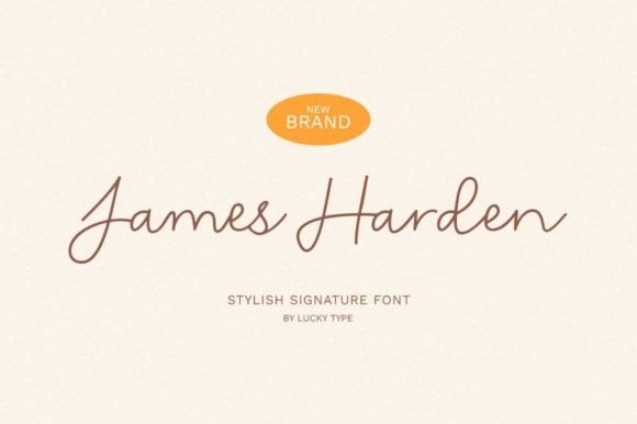 James Harden: The Handwritten Font for Timeless Branding