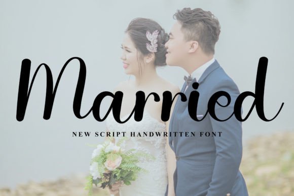 Married: A Handwritten Font for Elegant Design