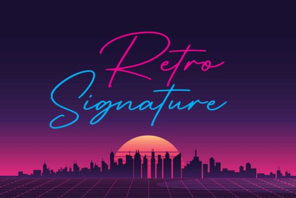 Retro Signature: Elevate Your Designs with Authentic Handwritten Charm