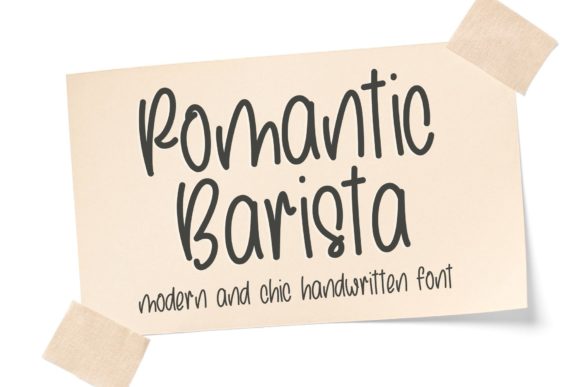 Romantic Barista: Elevate Your Design Projects