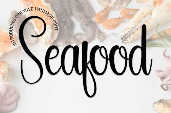 Seafood: A Sweet Handwritten Font for Modern Design
