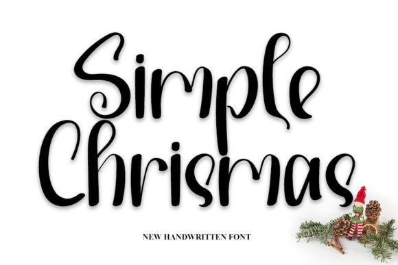 Simple Chrismas: A Font for Elegant Design