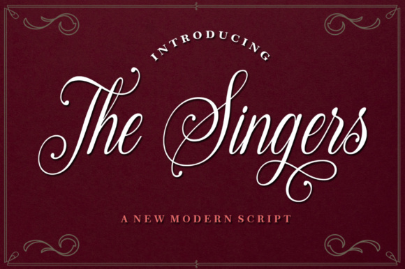 The Singers: A Modern Handwritten Calligraphy Script